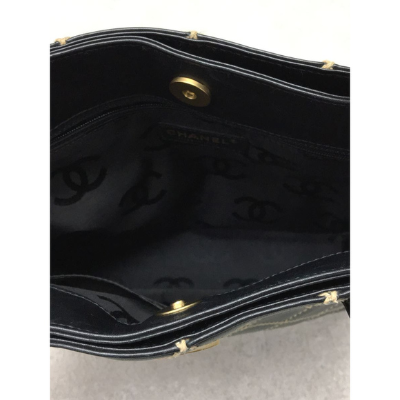 Chanel Leather Coco Mark Guarantee Handbag - Picture 6 of 6